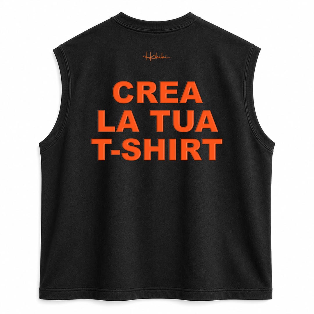 CREA LA TUA T-Shirt No Sleeve Club