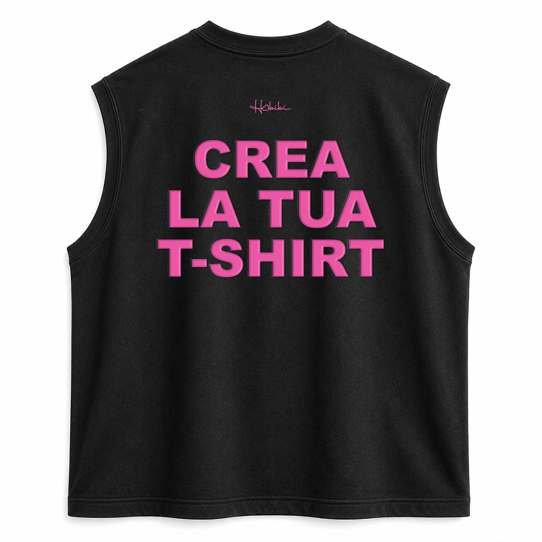CREA LA TUA T-Shirt No Sleeve Club
