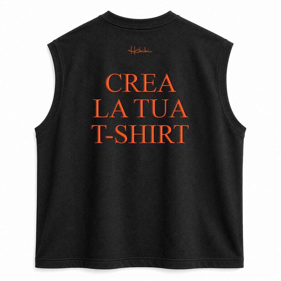 CREA LA TUA T-Shirt No Sleeve Club