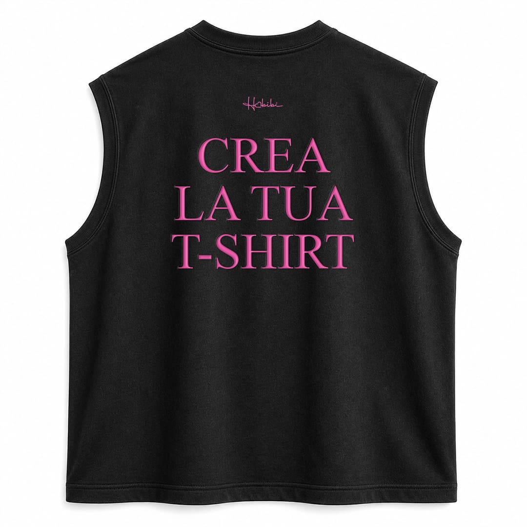CREA LA TUA T-Shirt No Sleeve Club