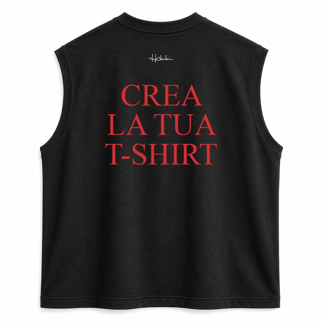 CREA LA TUA T-Shirt No Sleeve Club