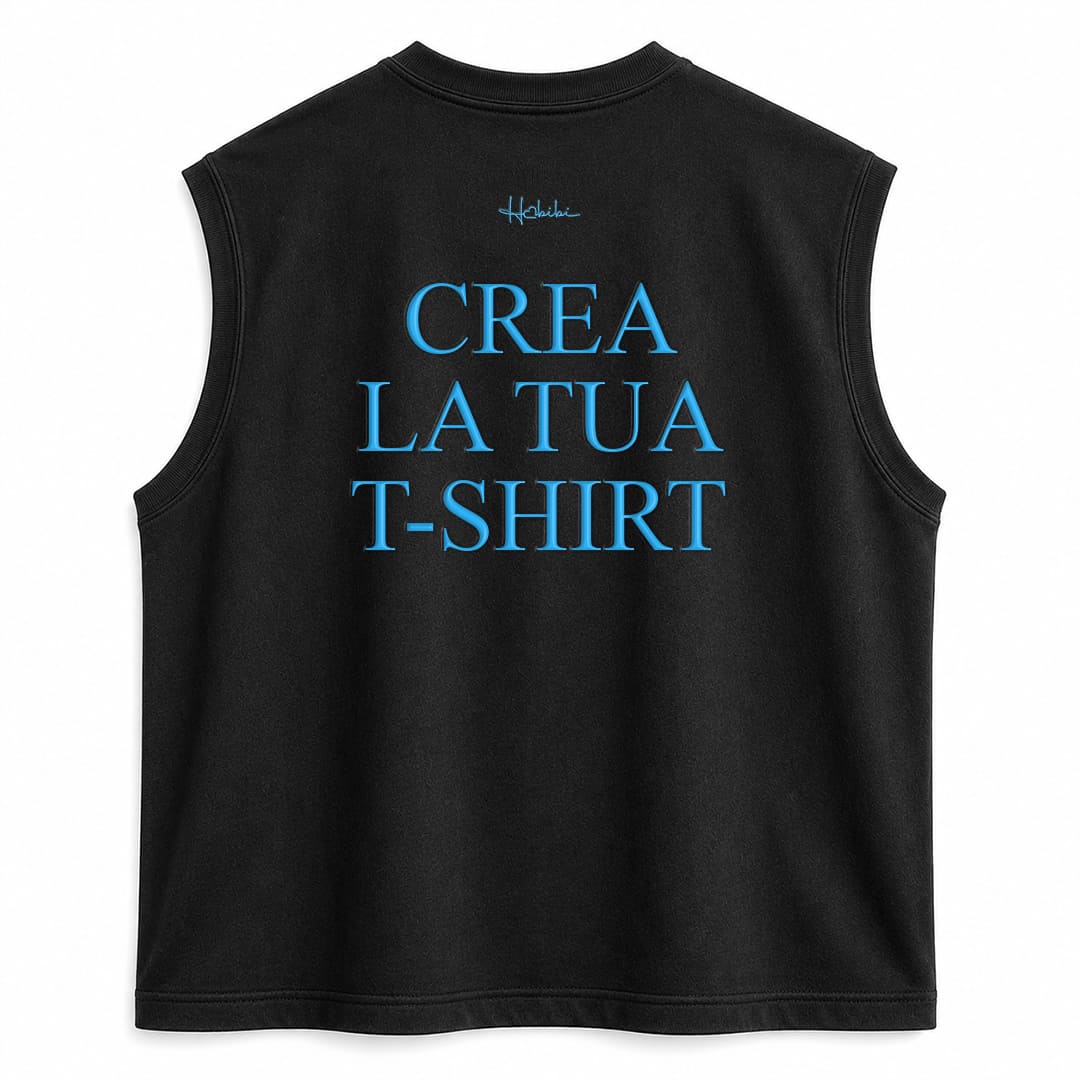 CREA LA TUA T-Shirt No Sleeve Club