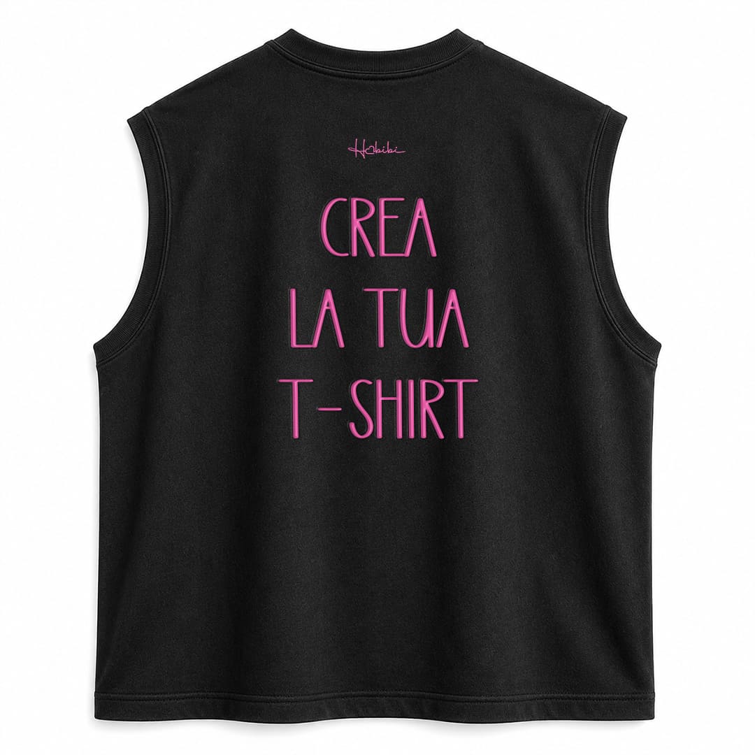 CREA LA TUA T-Shirt No Sleeve Club