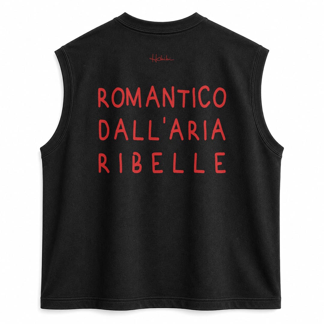 T-Shirt No Sleeve Club - Romantico