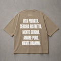 T-Shirt Oversize Sand - No Drama